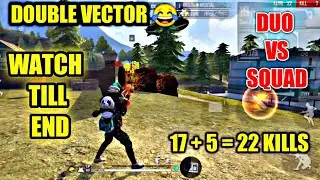 Only Double vector gun challenge Best gameplay-Garena Free Fire
