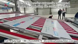💯 HUAYUB series flexo printer die-cutter stacker vibrator machine