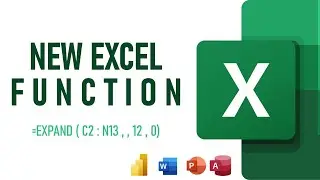 EXPAND - Excel New Function in Tamil | Prabas MS Office
