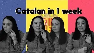 🇦🇩1 WEEK OF LEARNING CATALAN 🇦🇩 // LANGUAGE CHALLENGE