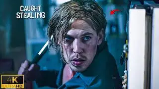 Austin Butler Attacks Matt Smith by Mistake | Caught Stealing (2025)
