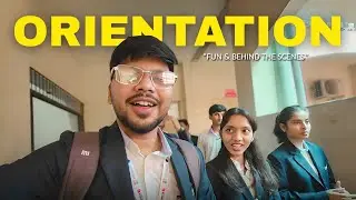 Rungta University Orientation Day 2 BTS | Fun Talks + Campus Tour #rungtacollege
