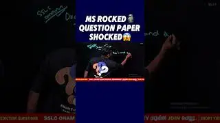 ms rocked 🔥physics paper shocked 😱| MS SOLUTIONS
