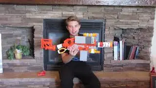 Nerf Scravenger Review and Firing Test!