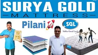 I Tried India's Most Expensive Mattress Surya Gold Pilani Rajasthan Furniture Shop Mattress 