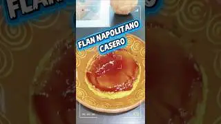 Flan napolitano facil hecho en casa con solo 3 ingredientes  video completo canal #1000subscriber 😼