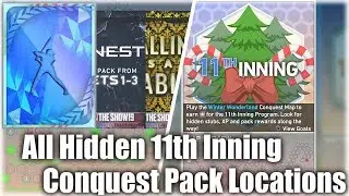 All CRAZY Hidden Diamond Pack Locations In 11th Inning Conquest! MLB The Show 19 Diamond Dynasty