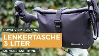 Rovativ&reg; Bikepacking Lenkertasche [3 Liter] Montageanleitung