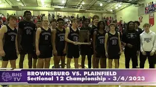 SIGHTS & SOUNDS - 2023 Boys Basketball Sectional 12 Title at Plainfield