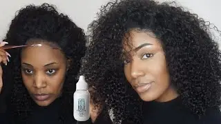 THE BEST CURLY HAIR || BOLD HOLD GLUE || ANNMODE HAIR ALIEXPRESS