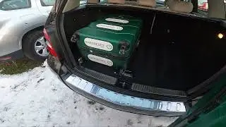 How Much Luggage will fit in the Trunk of Mercedes GLK Off-roader ( 2008 &ndash; 2011 ) | Trunk Capacity