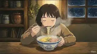 Japanese Ham Ramen 🍜 | Soft Ghibli-Style Cooking & Nostalgic Anime Vibes | Relaxing music