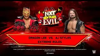 WWE DREAM MATCH: DRAGON LEE VS AJ STYLES