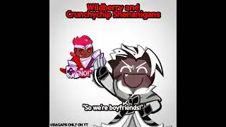 Wildberry and Crunchy Chip doing their thing #cookierunkingdom #cookierun #crk #crkedit #meme