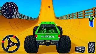 Monster Truck Stunt Racing 2026 - Mega Ramp Car Stunt Master Simulator - Android Gameplay