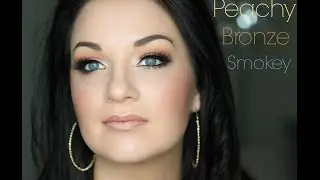 Peachy Bronze Makeup Tutorial | My First Youtube Video Ever | LYDIA ROSE