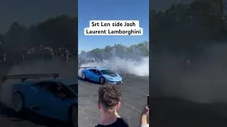 Srt Len vs josh Laurent #car #carvlog #carmeet #srt #srthellcat #lamborghini #vlog #shorts #short