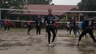 anit sport sedang live Sinta ayu, caca