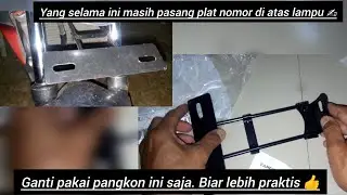 Unboxing dan riview pangkon plat nomor