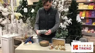 Adventi Asztald&iacute;sz Szentp&eacute;teri Szabolcs mester vir&aacute;gk&ouml;tő