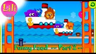 Kids Learn Colors, Shapes, Sizes and Words with cute Funny Food game by Mage - part 2 !