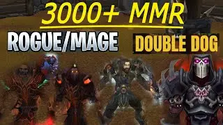 wotlk  rogue mage vs double dog 3000+MMR (i had to sacrifice myself!)