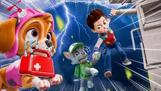 OH NO! 😭 Ryder is FALLING! 😱 Skye Cries for Help! 🆘 Sad PAW Patrol Story | Paw Patrol 3D Animation