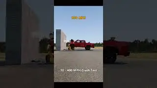 10-400MPH Crash Test Part 4 #shorts #BeamNG #BeamNGCrashes #CarCrashes #SimulationGaming