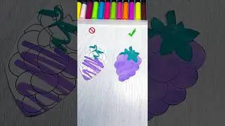 Perfect Cut ✂️ 🍇#artandcraft#papercutting #shorts