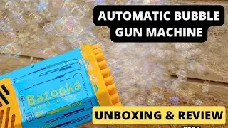 Bazooka Automatic Bubble Gun Machine - The Ultimate Bubble Blaster!