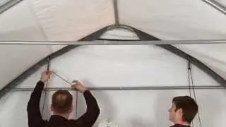 Тентовый гараж в коробке