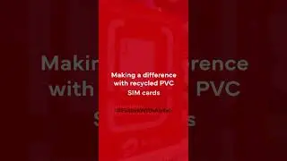 At #IMC2024, we&rsquo;re moving forward sustainably with recycled PVC SIM cards.