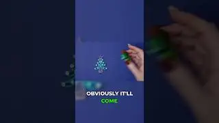 Unveiling Two STUNNING Quilled Christmas Trees & DIY Uses! #christmas #quillingtutorial #shorts
