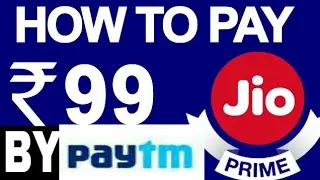 How To Pay Rs.99 & Activate Jio Prime Membership From PAYTM || Hindi
