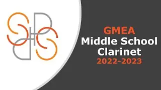 Clarinet Middle School Etudes - GMEA 2022 - 2023 All State Band