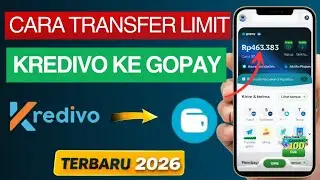 BerhasiL! Cara transfer Limit KREDIVO Ke GOPAY ‼️ cairkan limit kredivo jadi saldo gopay