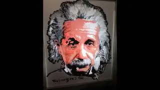 PERUVIAN ARTIST IN MIAMI - EINSTEIN #5 IN PROCESS