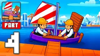 Ship Craft: Seaport Tycoon - Gameplay Walkthrough Part 4 - Shipyard Upgrade Game (iOS, Android)