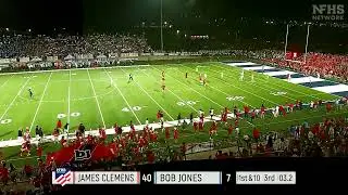 Bob Jones running back Jaden Rice's long touchdown run vs. James Clemens
