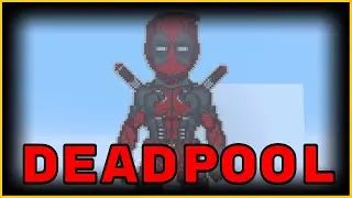 Deadpool Pixel Art (Minecraft)