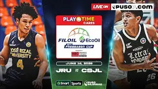 Playtime Cares 18th Filoil EcoOil Preseason Cup | JRU vs CSJL