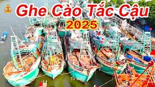 Hàng Trăm Chiếc Ghe Cào Về Đón Tết 2025 || Tắc Cậu - Châu Thành Kiên Giang || Nhìn Là Khoái (P1)