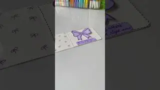 DIY Bow Card🎀🌷#diy #art #trending #youtubeshorts #viralvideo #craftshorts #birthday #aestheticdiy