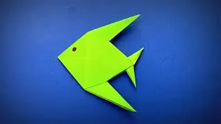Origami Ryba | Jak zrobić Rybę z Papieru | Origami dla Dzieci