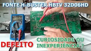 H-BUSTER HBTV 32D06HD - NÃO ACENDE NEM O STANDBY - Vídeo Nº 035 #alexeletrônica