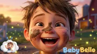 K&euml;ng&euml; p&euml;r F&euml;mij&euml; - Kafsh&euml;t 🚜 Animal Sounds | Albanian Nursery Rhymes | Baby Bello