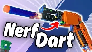 LEGO Nerf Gun Shoots REAL Darts!!!