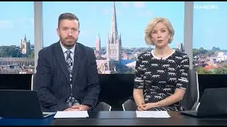 ITV Anglia 4 April - 35miles of cable trenches ploughing through the Norfolk countryside
