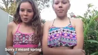 ice bucket challenge/in the pool.