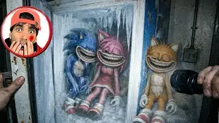 ENCONTREI PERSONAGENS DO SHIN SONIC, AMY e TAILS DESMAIADOS e CONGELADOS NA GELADEIRA